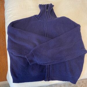 ABLE zip up cardigan